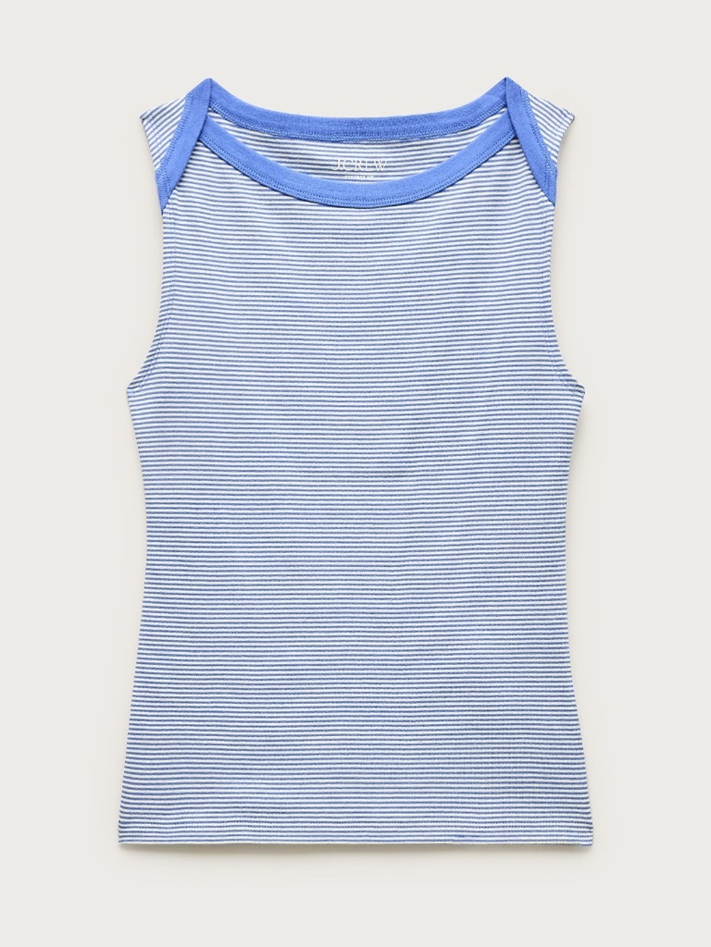 NWT J.Crew Perfect-fit boatneck tank top in stripe